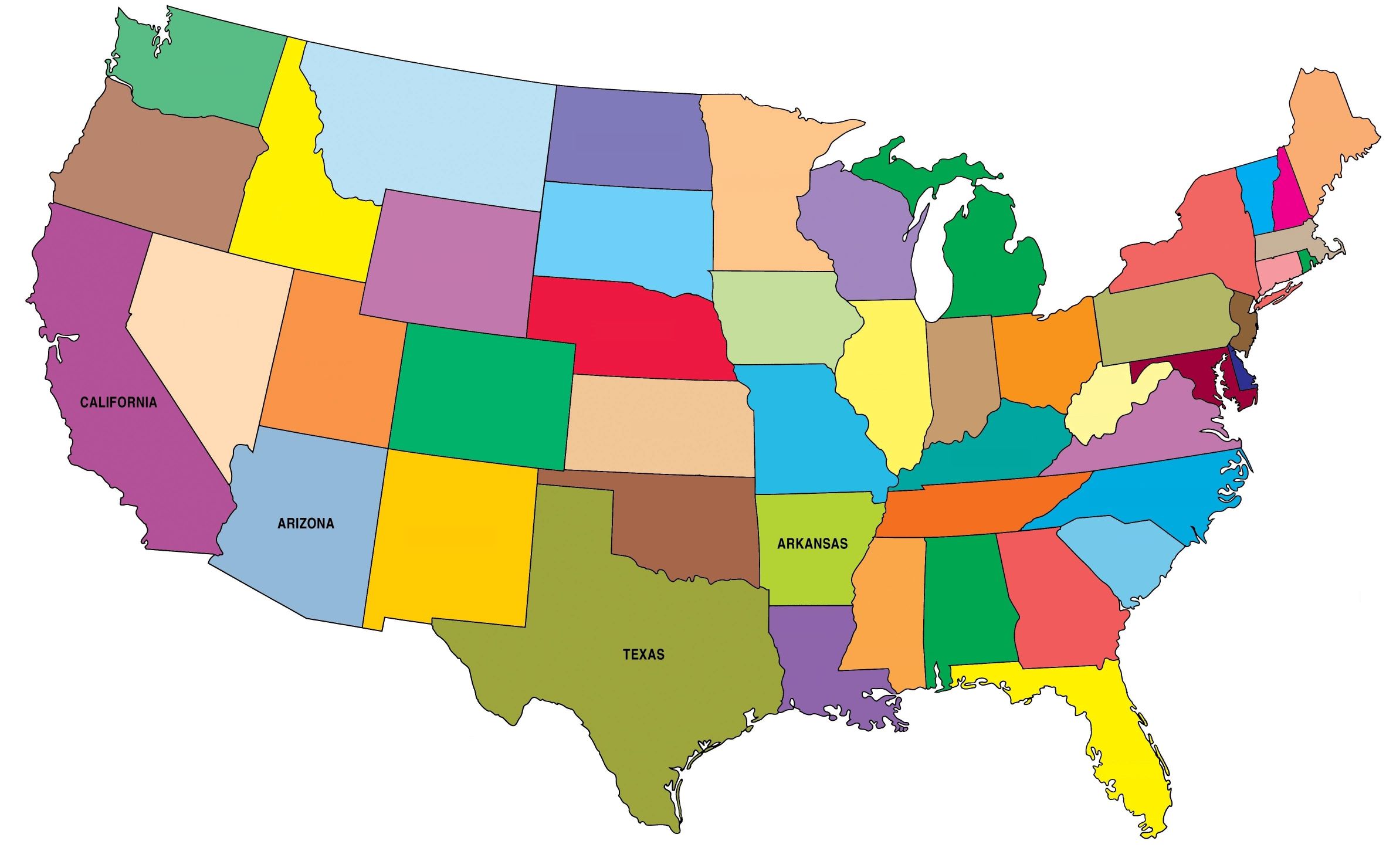 Map of states serviced by SET Retirement Planning Solutions